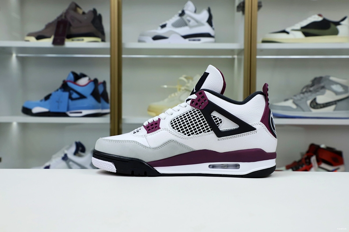 X AIR JORDAN AIR 'BORDEAUX' JORDAN PARIS 4 RETRO SAINT-GERMAIN 0124